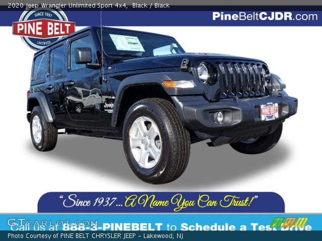 2020 Jeep Wrangler Unlimited Sport 4x4 in Black