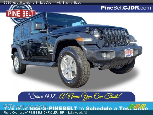 2020 Jeep Wrangler Unlimited Sport 4x4 in Black