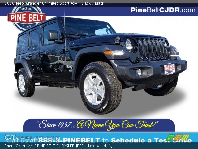 2020 Jeep Wrangler Unlimited Sport 4x4 in Black