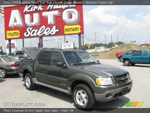 2002 Ford Explorer Sport Trac 4x4 in Estate Green Metallic