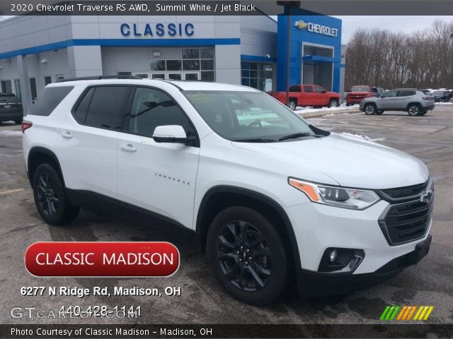 2020 Chevrolet Traverse RS AWD in Summit White