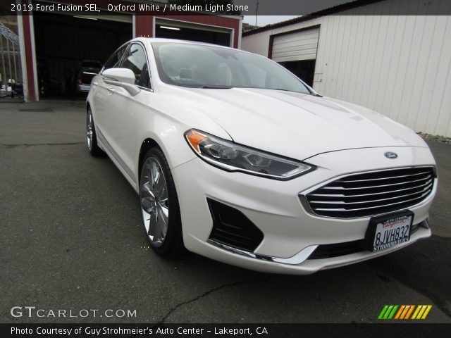 2019 Ford Fusion SEL in Oxford White