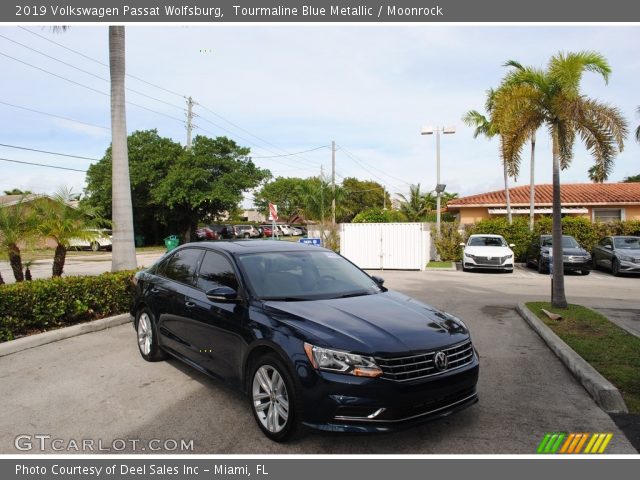 2019 Volkswagen Passat Wolfsburg in Tourmaline Blue Metallic