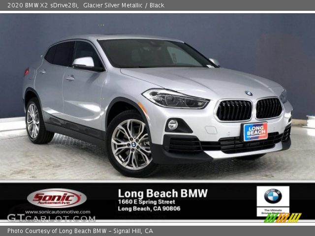 2020 BMW X2 sDrive28i in Glacier Silver Metallic