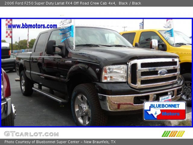2006 Ford F250 Super Duty Lariat FX4 Off Road Crew Cab 4x4 in Black
