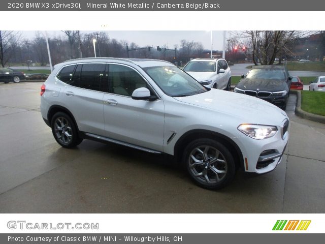 2020 BMW X3 xDrive30i in Mineral White Metallic