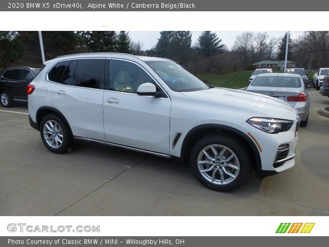 2020 BMW X5 xDrive40i in Alpine White