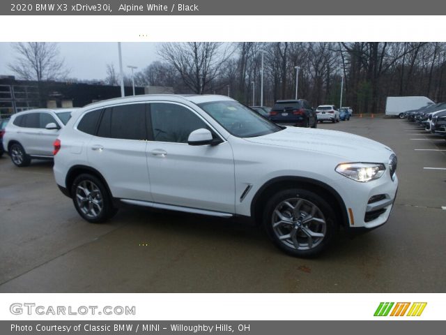 2020 BMW X3 xDrive30i in Alpine White