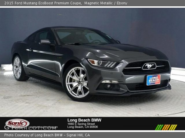 2015 Ford Mustang EcoBoost Premium Coupe in Magnetic Metallic