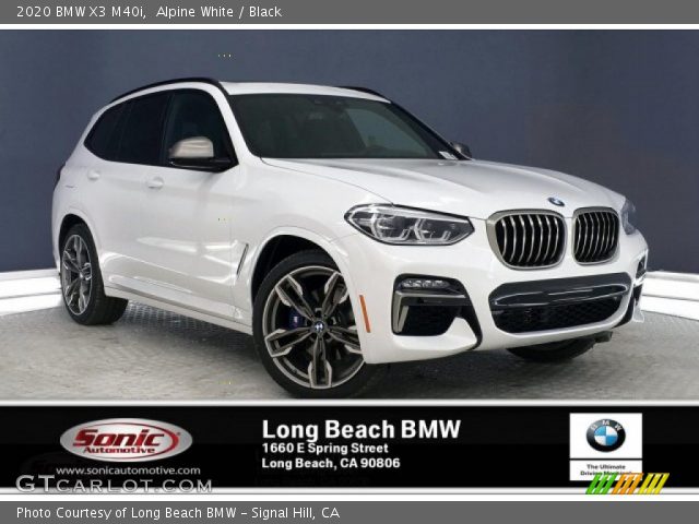 2020 BMW X3 M40i in Alpine White