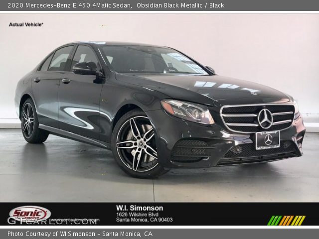 2020 Mercedes-Benz E 450 4Matic Sedan in Obsidian Black Metallic