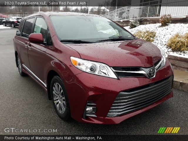 2020 Toyota Sienna XLE in Salsa Red Pearl