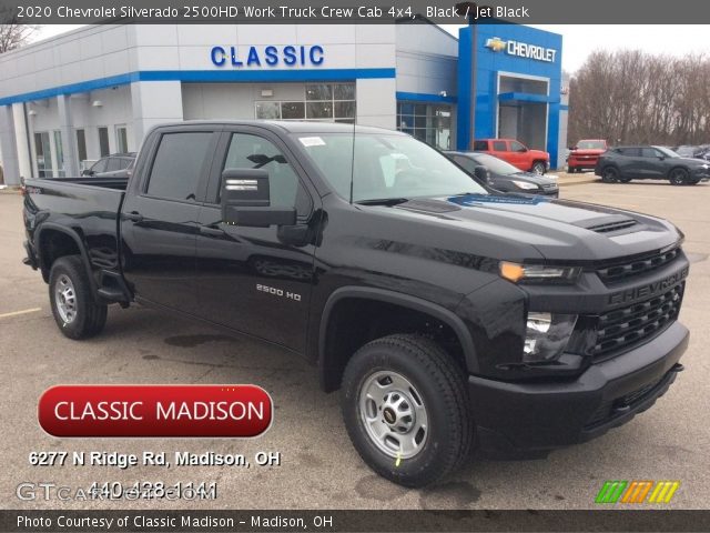 2020 Chevrolet Silverado 2500HD Work Truck Crew Cab 4x4 in Black