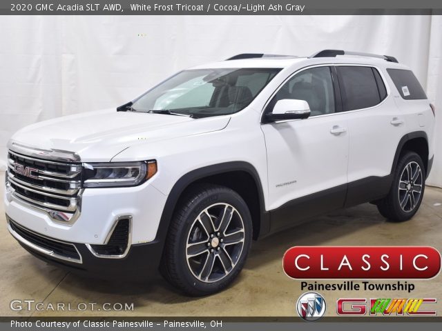 2020 GMC Acadia SLT AWD in White Frost Tricoat