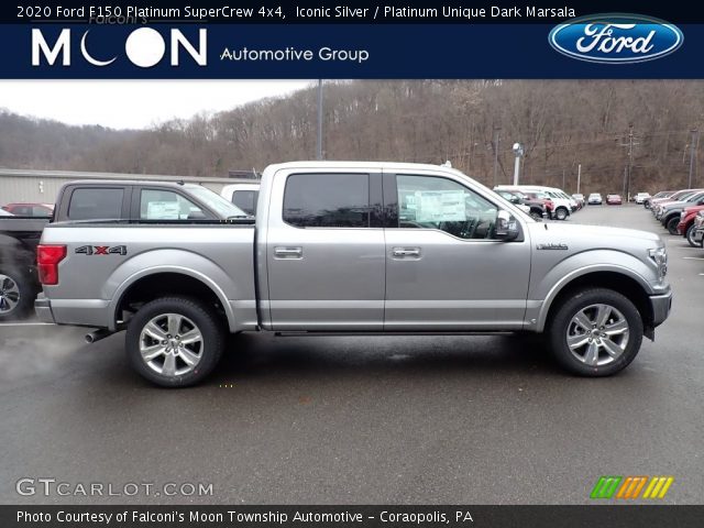 2020 Ford F150 Platinum SuperCrew 4x4 in Iconic Silver