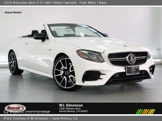 2020 Mercedes-Benz E 53 AMG 4Matic Cabriolet in Polar White