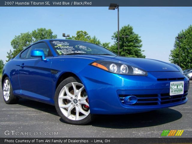 2007 Hyundai Tiburon SE in Vivid Blue