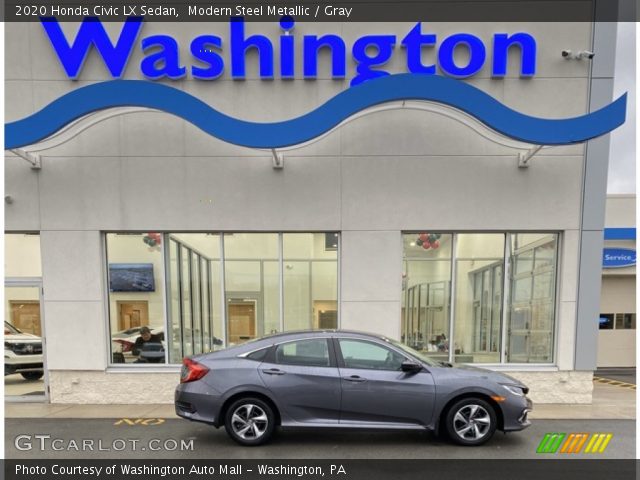 2020 Honda Civic LX Sedan in Modern Steel Metallic