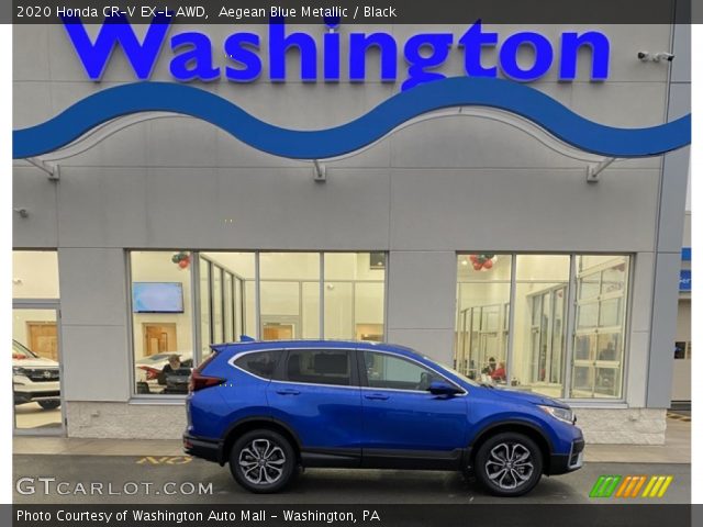 2020 Honda CR-V EX-L AWD in Aegean Blue Metallic