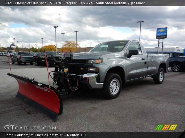 2020 Chevrolet Silverado 1500 WT Regular Cab 4x4 in Satin Steel Metallic