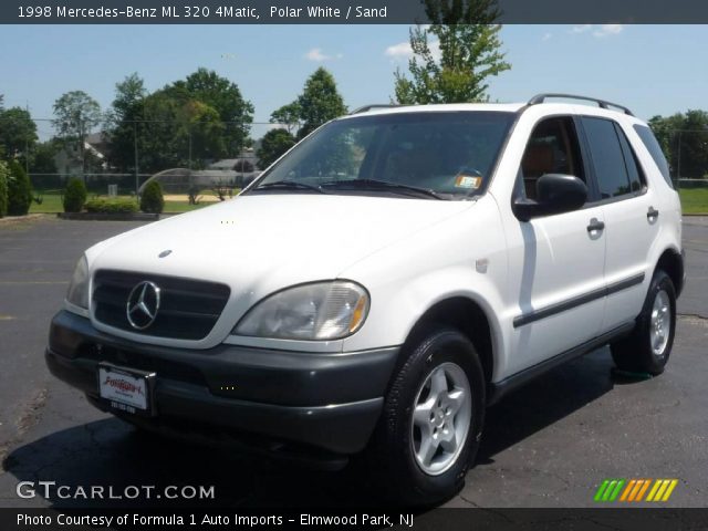 1998 Mercedes-Benz ML 320 4Matic in Polar White