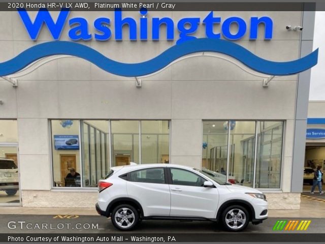 2020 Honda HR-V LX AWD in Platinum White Pearl