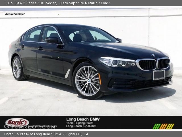 2019 BMW 5 Series 530i Sedan in Black Sapphire Metallic