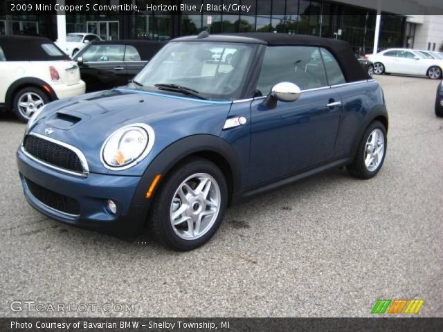 2009 Mini Cooper S Convertible in Horizon Blue