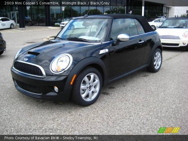 2009 Mini Cooper S Convertible in Midnight Black
