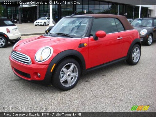 2009 Mini Cooper Convertible in Chili Red