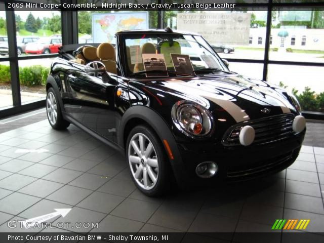 2009 Mini Cooper Convertible in Midnight Black