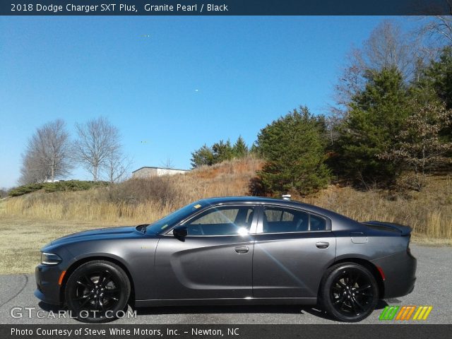 2018 Dodge Charger SXT Plus in Granite Pearl