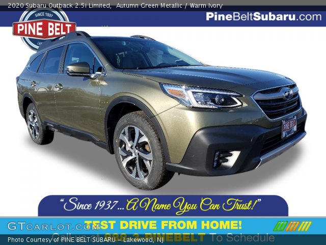2020 Subaru Outback 2.5i Limited in Autumn Green Metallic