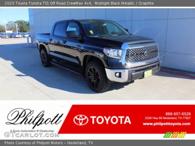 2020 Toyota Tundra TSS Off Road CrewMax 4x4 in Midnight Black Metallic