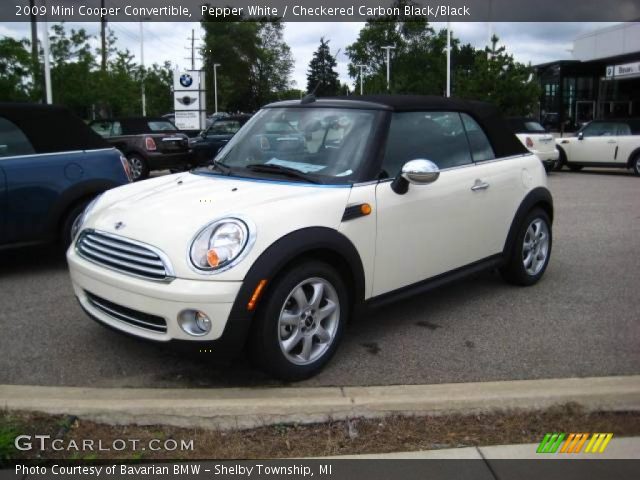 2009 Mini Cooper Convertible in Pepper White
