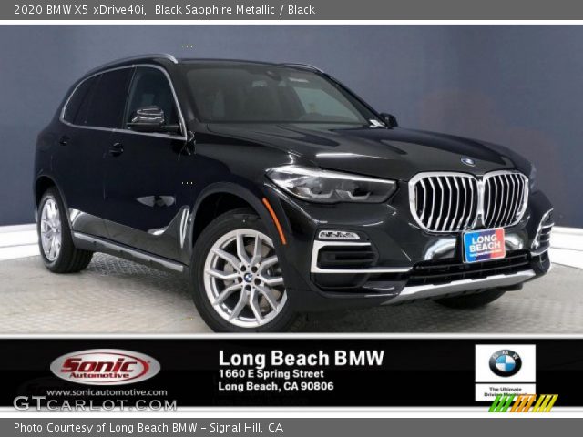2020 BMW X5 xDrive40i in Black Sapphire Metallic