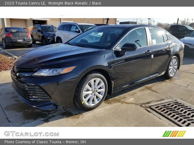 2020 Toyota Camry LE in Midnight Black Metallic