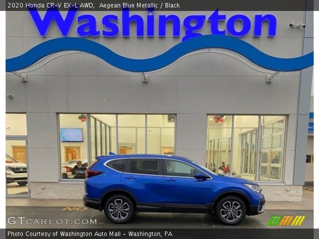 2020 Honda CR-V EX-L AWD in Aegean Blue Metallic