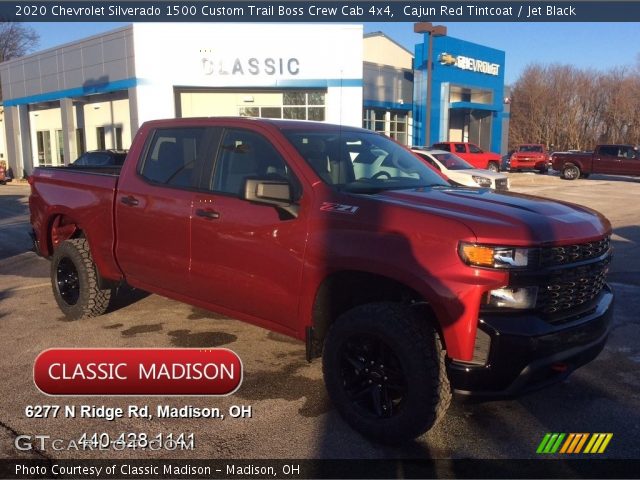 2020 Chevrolet Silverado 1500 Custom Trail Boss Crew Cab 4x4 in Cajun Red Tintcoat