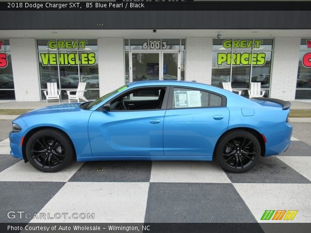 2018 Dodge Charger SXT in B5 Blue Pearl