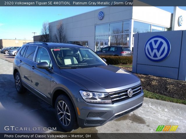 2020 Volkswagen Tiguan SE 4MOTION in Platinum Gray Metallic