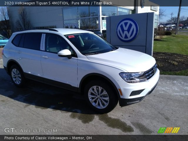 2020 Volkswagen Tiguan S 4MOTION in Pure White