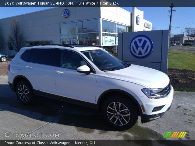 2020 Volkswagen Tiguan SE 4MOTION in Pure White