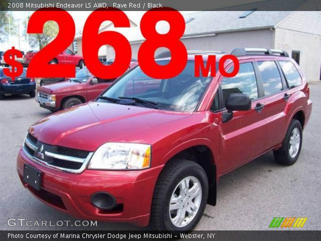 2008 Mitsubishi Endeavor LS AWD in Rave Red