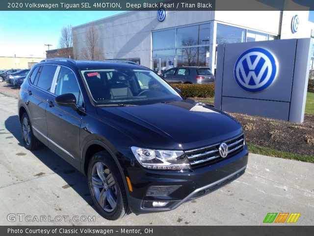 2020 Volkswagen Tiguan SEL 4MOTION in Deep Black Pearl