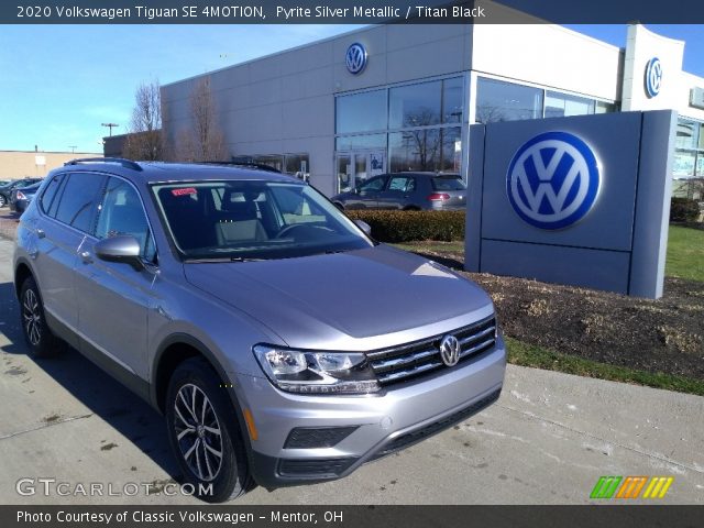 2020 Volkswagen Tiguan SE 4MOTION in Pyrite Silver Metallic