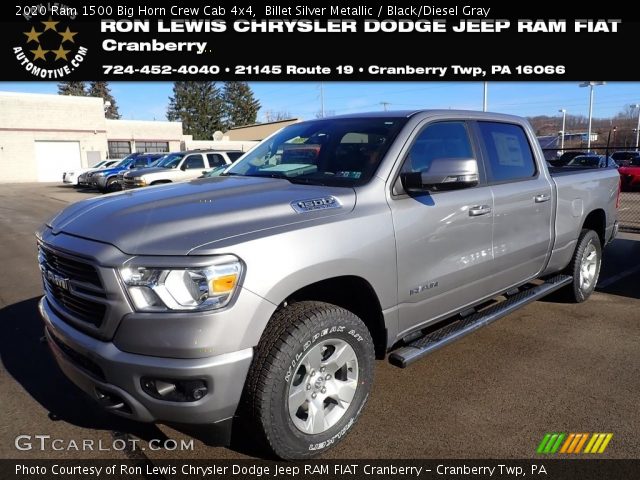 2020 Ram 1500 Big Horn Crew Cab 4x4 in Billet Silver Metallic