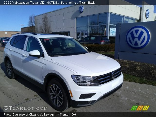 2020 Volkswagen Tiguan SE 4MOTION in Pure White