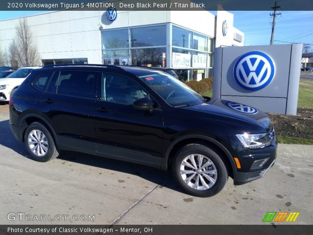 2020 Volkswagen Tiguan S 4MOTION in Deep Black Pearl