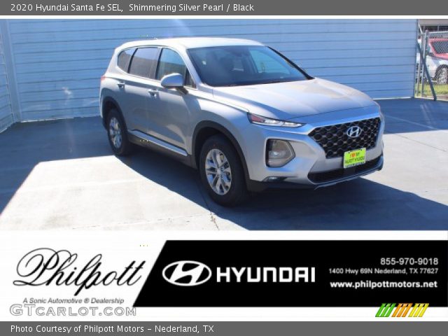 2020 Hyundai Santa Fe SEL in Shimmering Silver Pearl